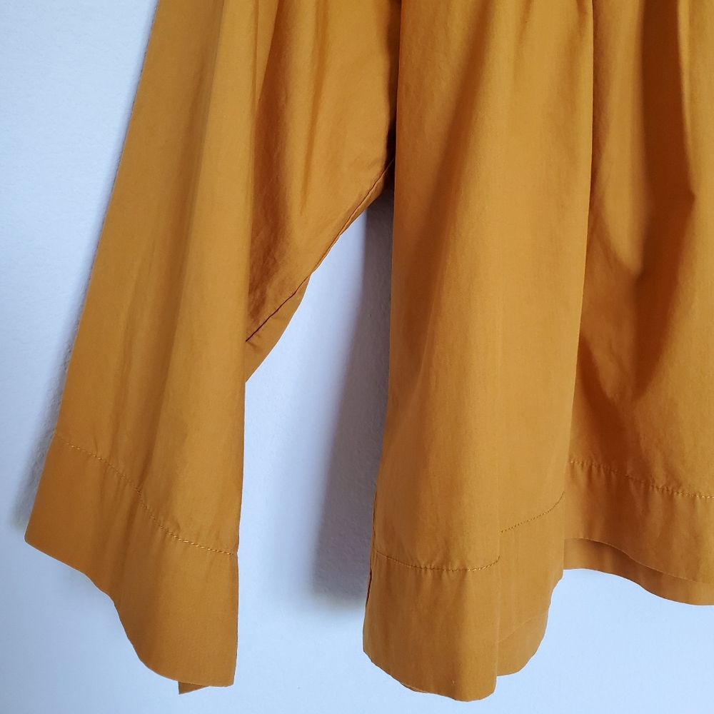Madewell Square-Neck Wide Sleeves Top in Mustard - Picture 6 of 12
